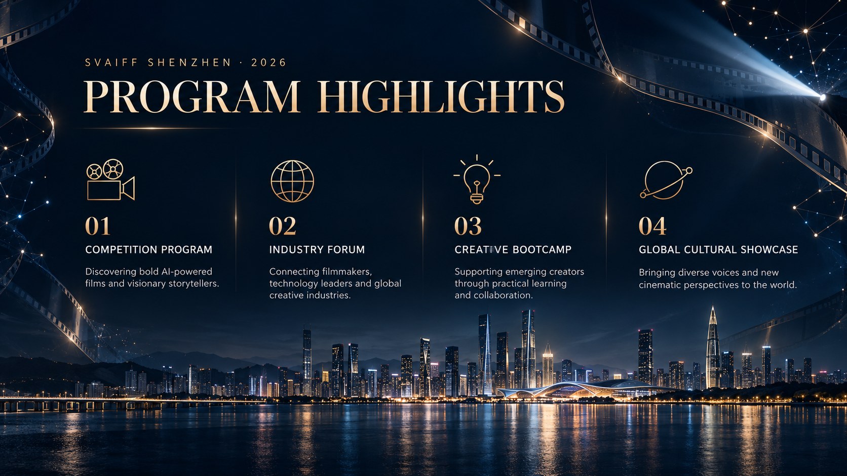 SVAIFF Shenzhen Program Highlights — Competition Program, Industry Forum, Creative Bootcamp, Global Cultural Showcase